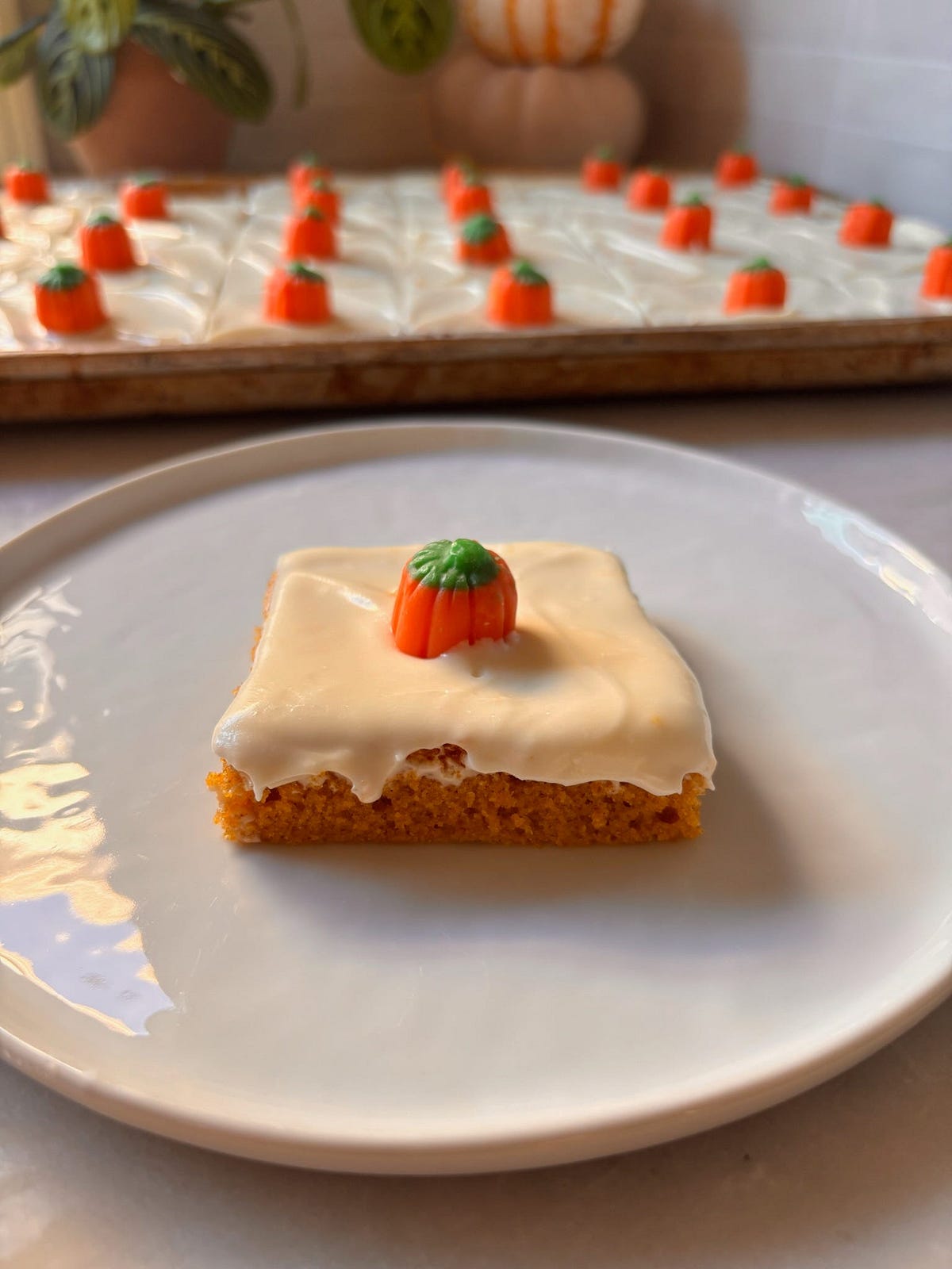 Pumpkin Sheet Cake